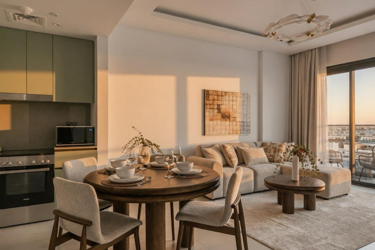 A prepared luxury apartment